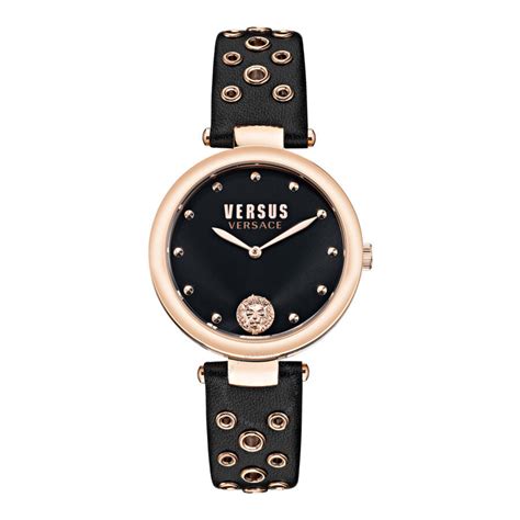 Versus by Versace Los Feliz Quartz Black Dial Ladies 